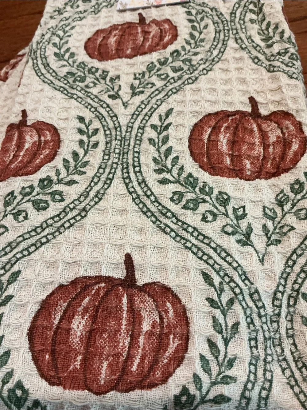 The Farmhouse by Rachel Ashwell Fall Pumpkin Kitchen Towels - Set of 3
